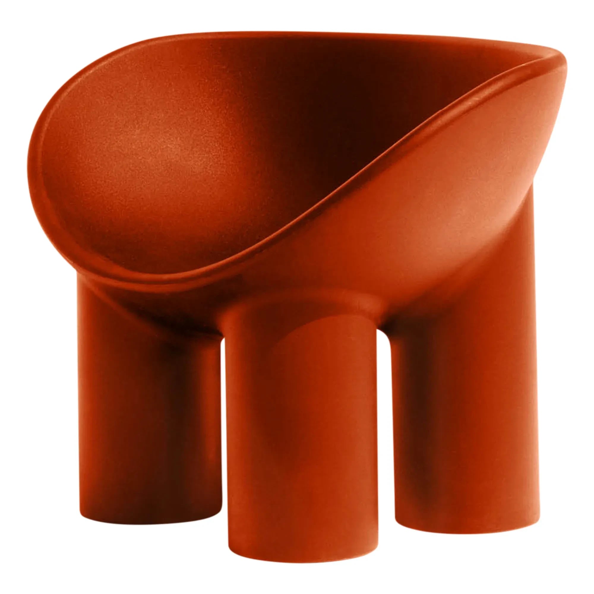 Driade - Sillón Roly Poly - Faye Toogood | Rojo ladrillo