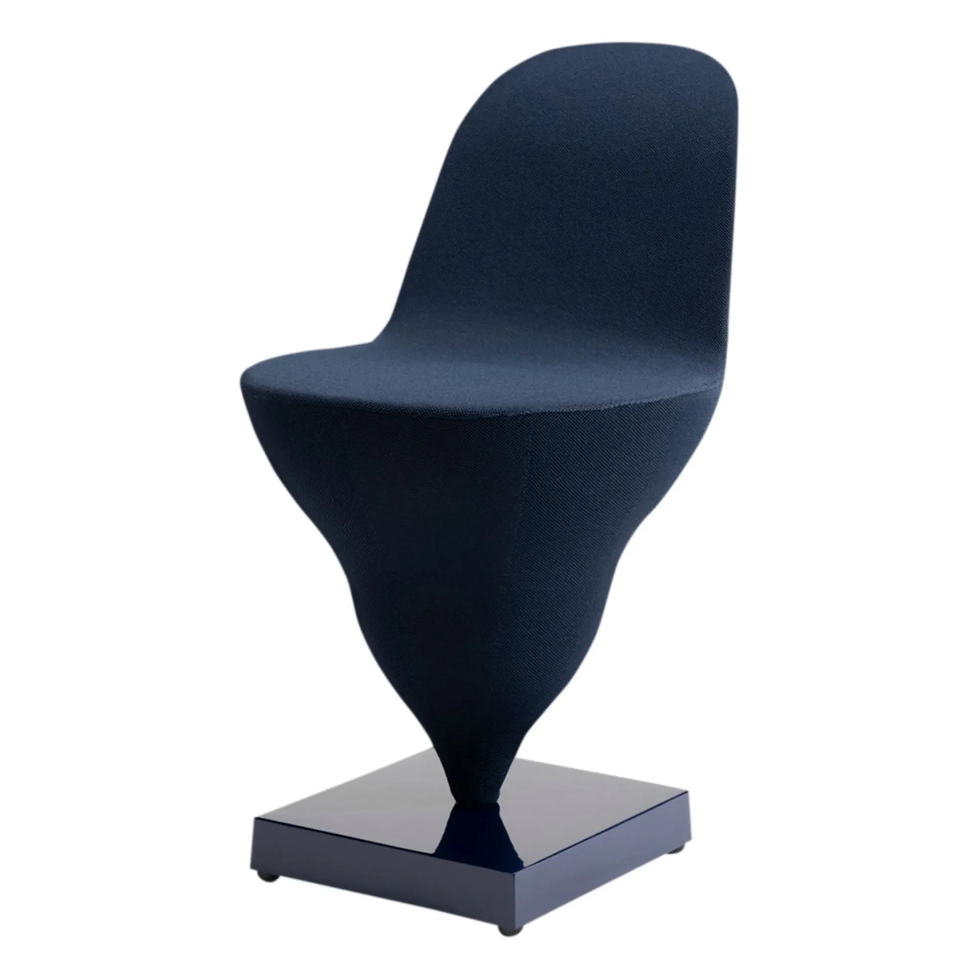 Moustache - Silla Gelato con base azul marino - Jean-Baptiste Fastrez | Azul noche