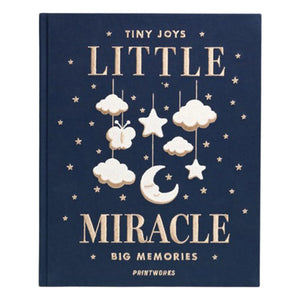 PrintWorks - Álbum de fotos para bebés Little Miracle | Azul noche