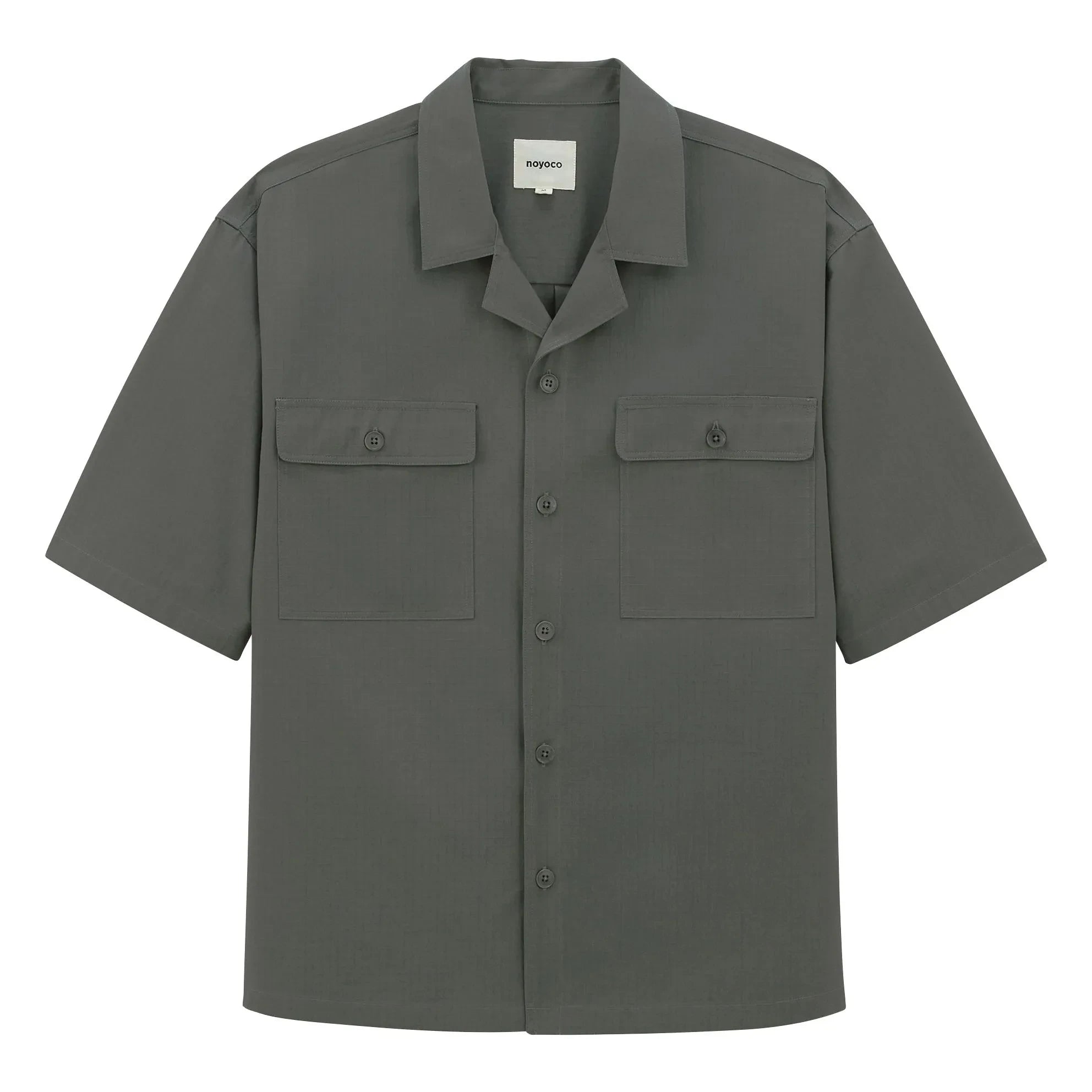 Noyoco - Camisa de algodón orgánico Borneo | Caqui