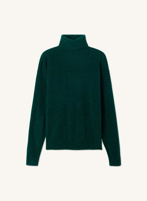 American Vintage - Suéter de cuello alto Raxow | Verde oscuro