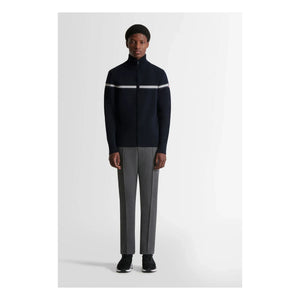 Fusalp - Wengen Fiz II Merino Yün Fermuarlı Sweat Üstü | Lacivert