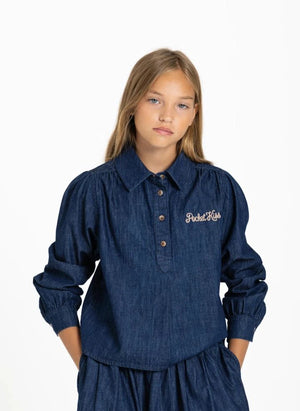 Smallable Kid - Línea Denim Blusa | Denim brut