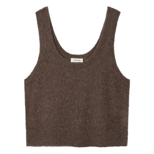American Vintage - Top de Tirantes de Cachemira y Lana Bodyrow | Marrón