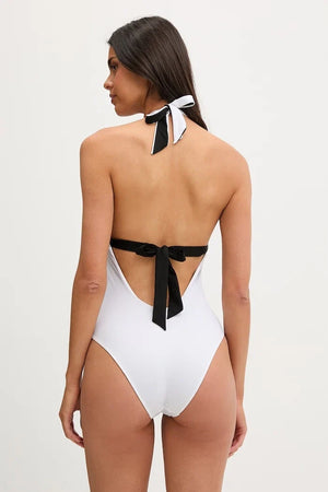 Max Mara Beachwear bañador de mujer de una pieza reversible CHENZIA