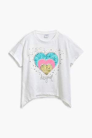 Camiseta de algodón para niños Desigual