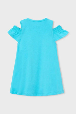 Vestido de algodón para niña Mayoral