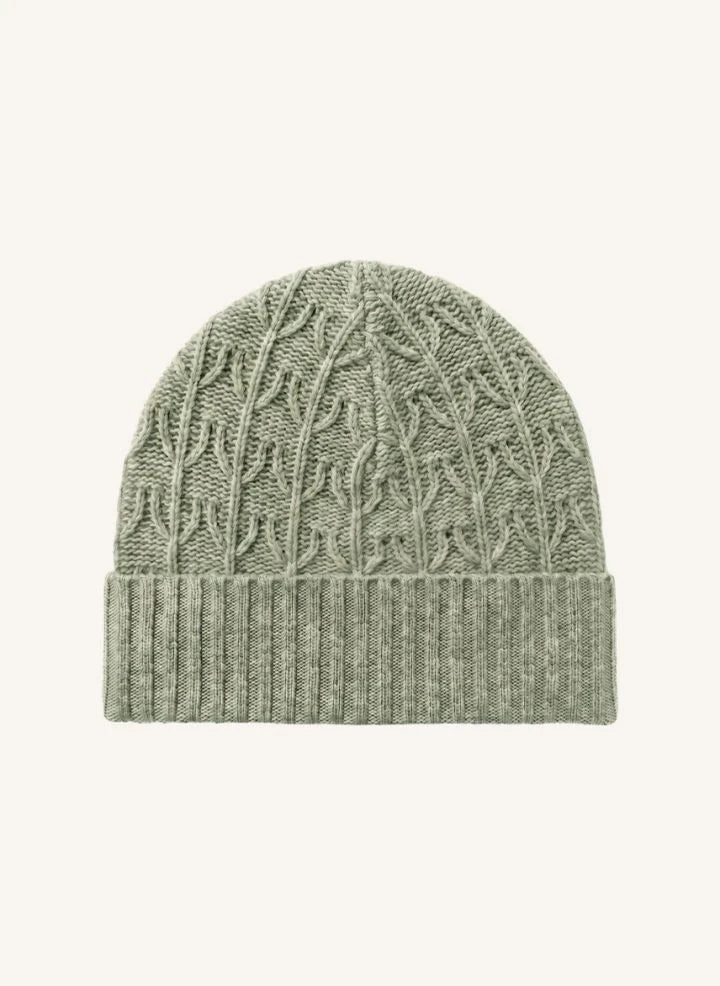 Hundred Pieces - Gorra de lana merina Sierra | Verde agua