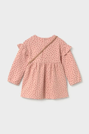 Vestido acampanado de algodón y elastano Mayoral