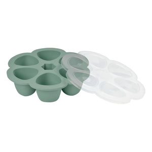 Béaba - Molde de silicona multisección - 6 x 150 ml | Salvia