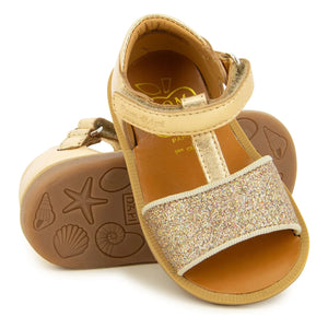 Pom d'Api - Sandalias Poppy Easy Glitter | Oro