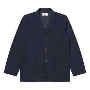 Universal Works - Chaqueta de Moleskin con Botones | Azul Marino