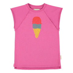 Piupiuchick - Vestido Camiseta Glace | Fucsia