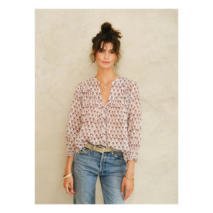 M.A.B.E. - Blusa Kiki Algodón | Rojo