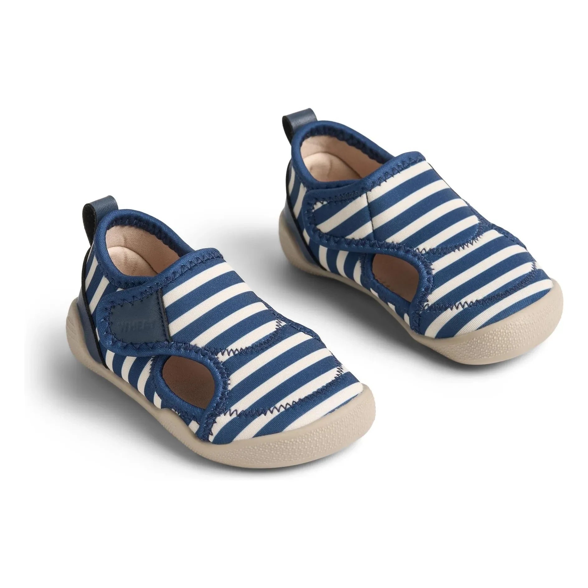 Wheat - Zapatos de agua en espiral a rayas | Azul