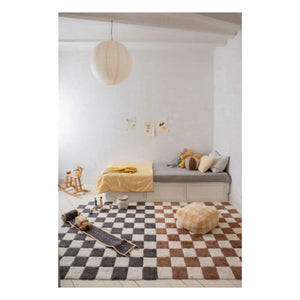 Lorena Canals - Alfombra Kilim | Gris oscuro