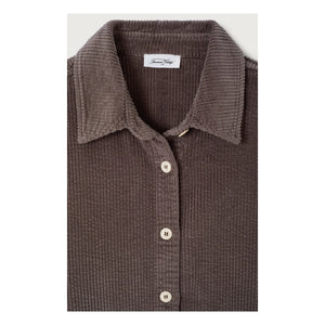 American Vintage - Camisa de algodón Padow | Gris ceniza