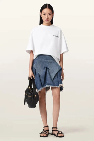 Camiseta oversize de algodón AllSaints HALIS para mujer