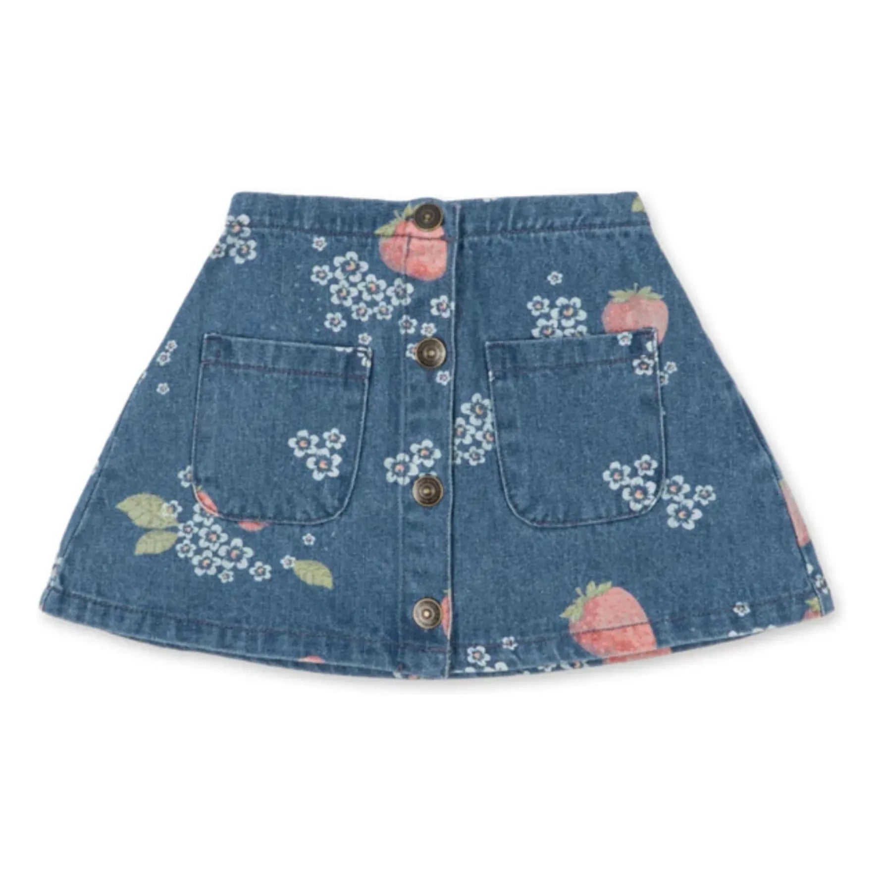 Konges Sløjd - Falda Magot Fresa Algodón Orgánico | Azul