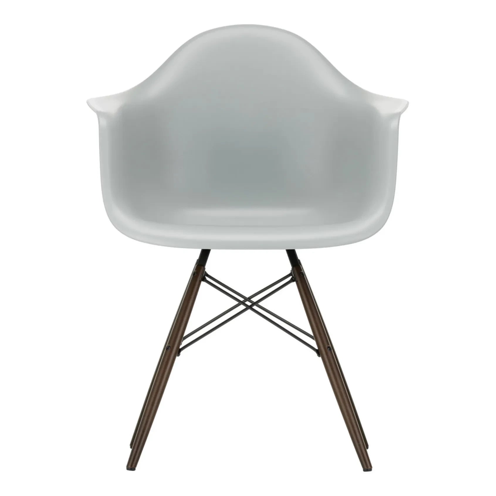 Vitra - Silla DAW - base de arce - Charles & Ray Eames | Gris claro