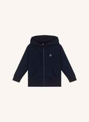 Petit Bateau - Logo Kapüşonlu Sweatshirt | Lacivert