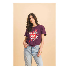 Elise Chalmin - Camiseta Rocking | Morado