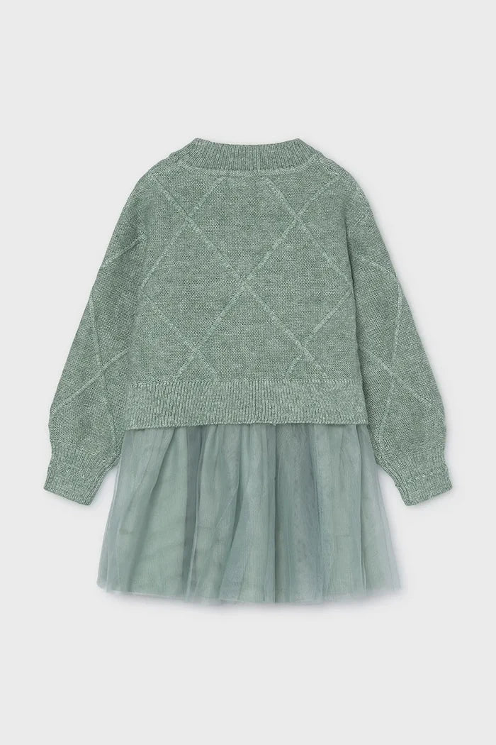 Vestido de punto de algodón Mayoral