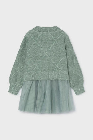 Vestido de punto de algodón Mayoral