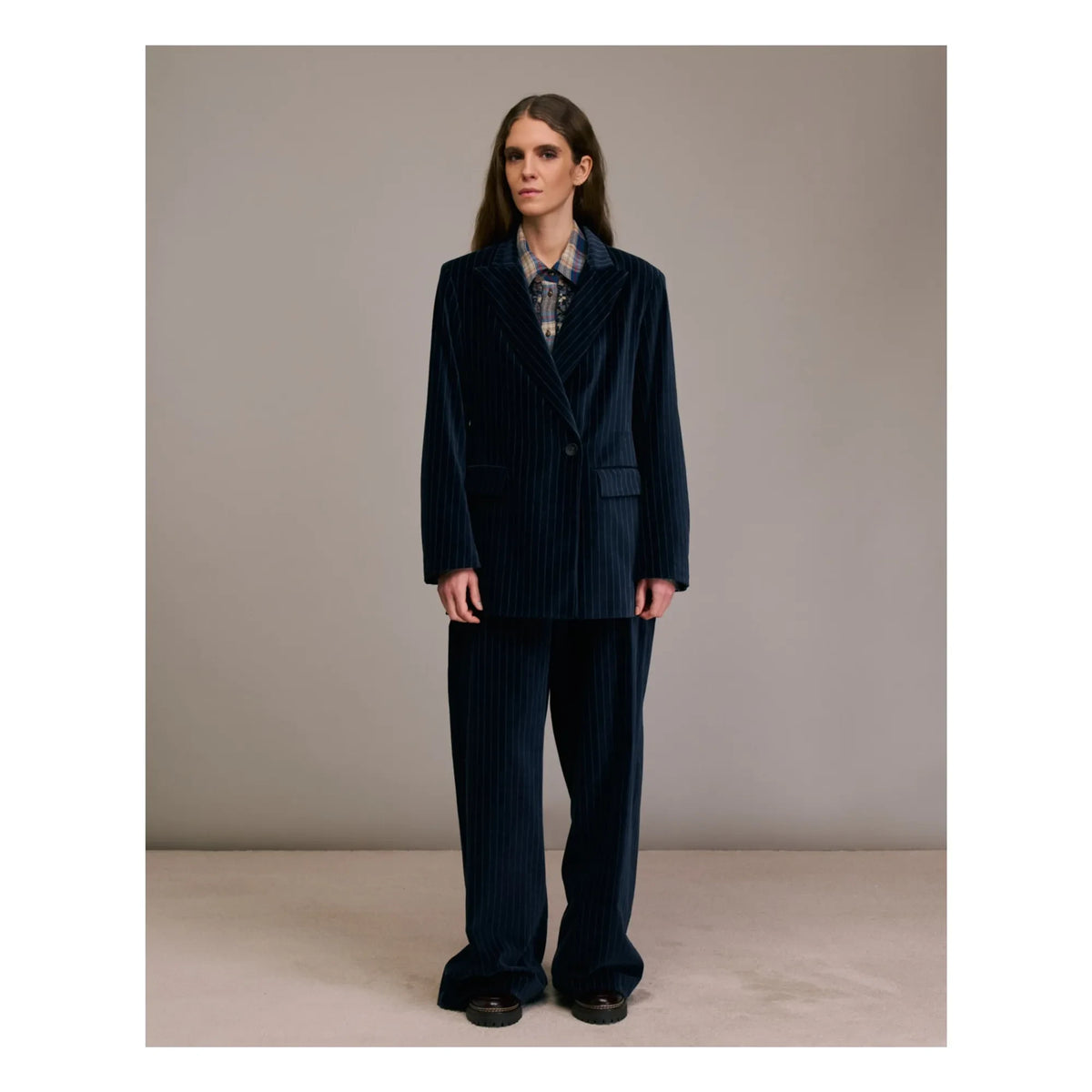 Chaqueta a rayas Diega - Viareggio | Azul