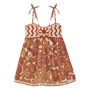 Zimmermann - Vestido Patience Paisley | Marrón