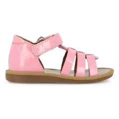 Pom d'Api - Sandalias de charol con pulsera Poppy | Rosa