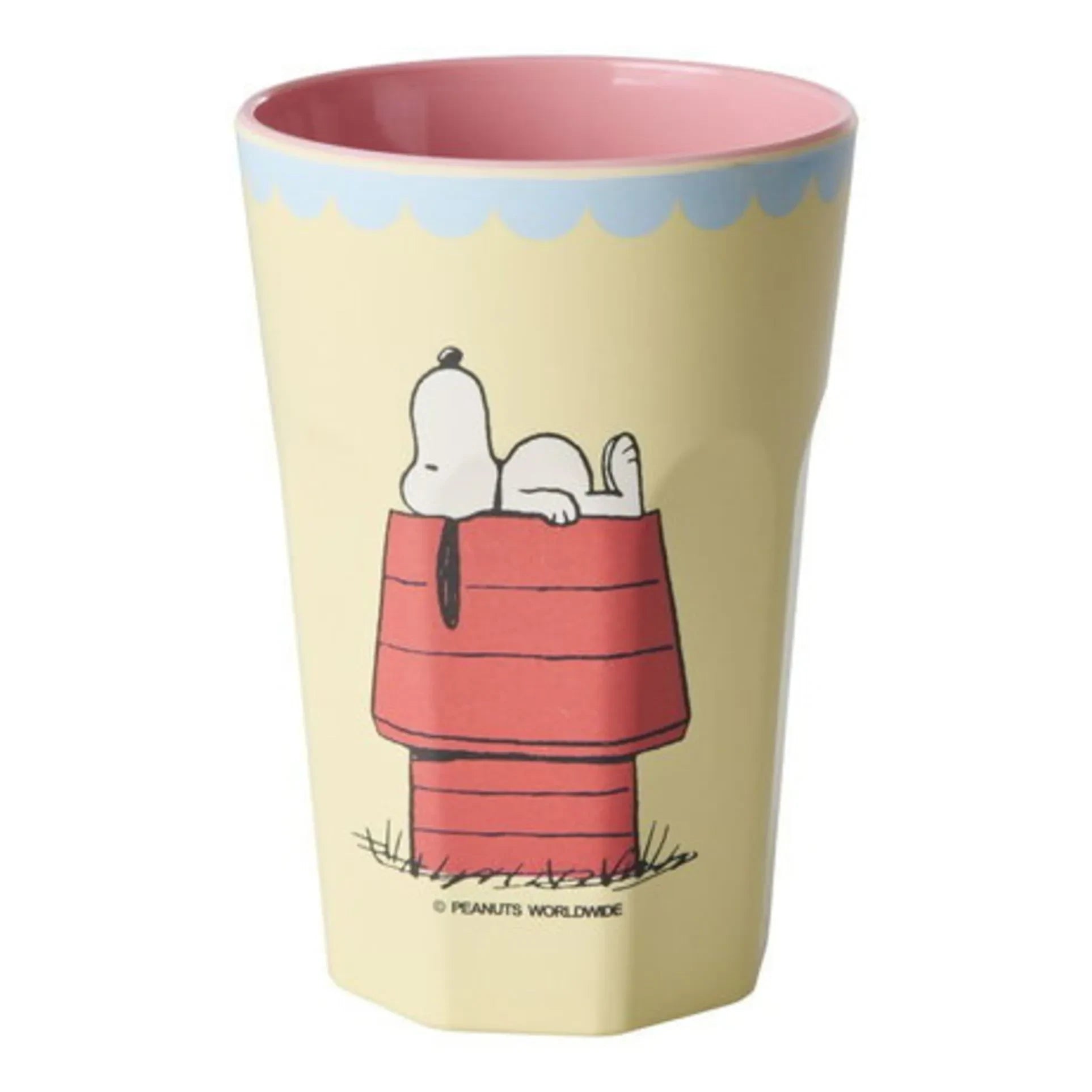 Rice - The Sun Will Come Up vaso de melamina - Rice x Snoopy | Crema