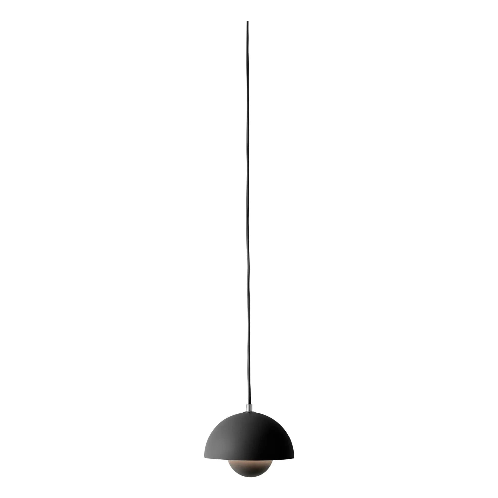 & Tradición - Lámpara colgante Flowerpot VP10, Verner Panton | Negro