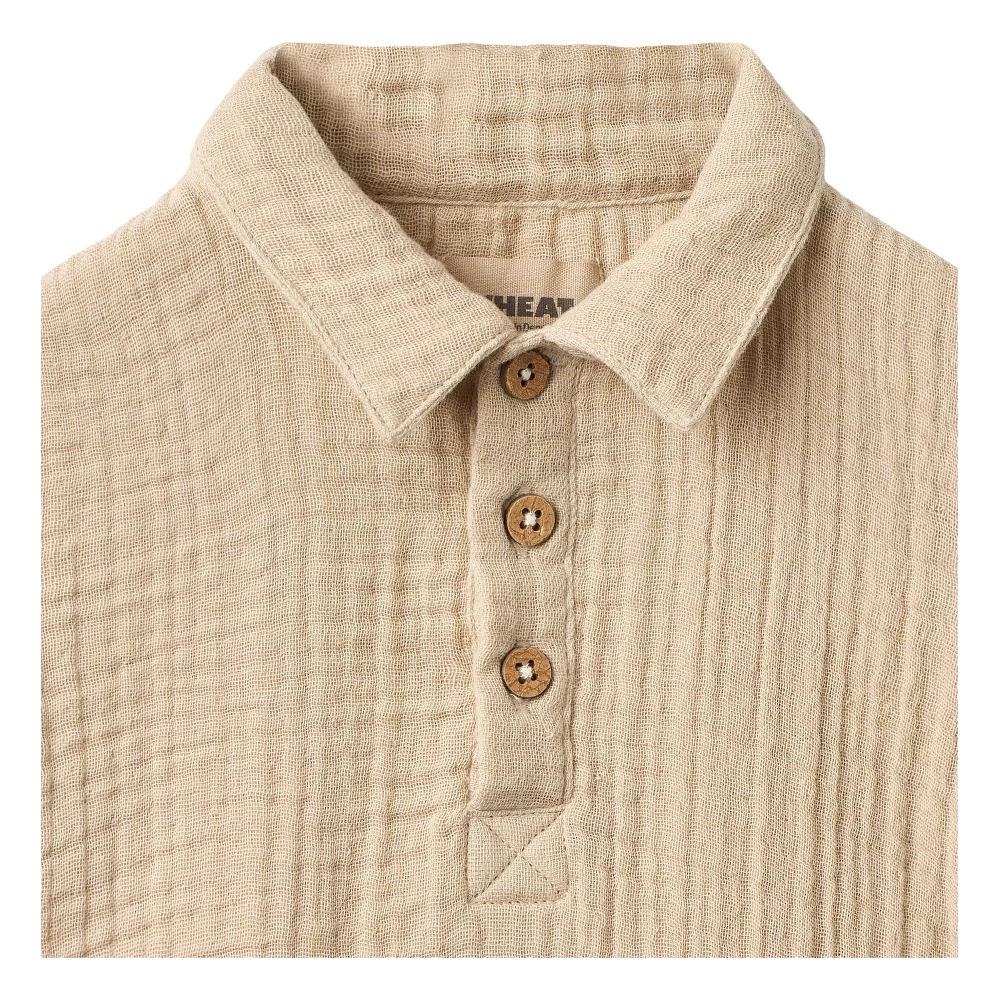Wheat - Camisa de bebé de algodón orgánico Svend | Arena