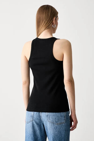 Camiseta de tirantes de algodón para mujer Liu Jo