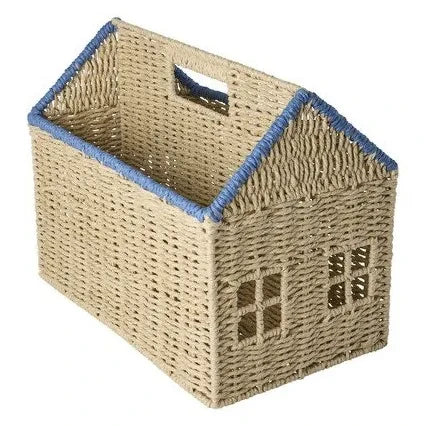 Rice - Cesta de almacenamiento para el hogar | Azul