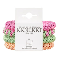 Bon Dep - Set de 4 gomas para el pelo Kknekki | Verde