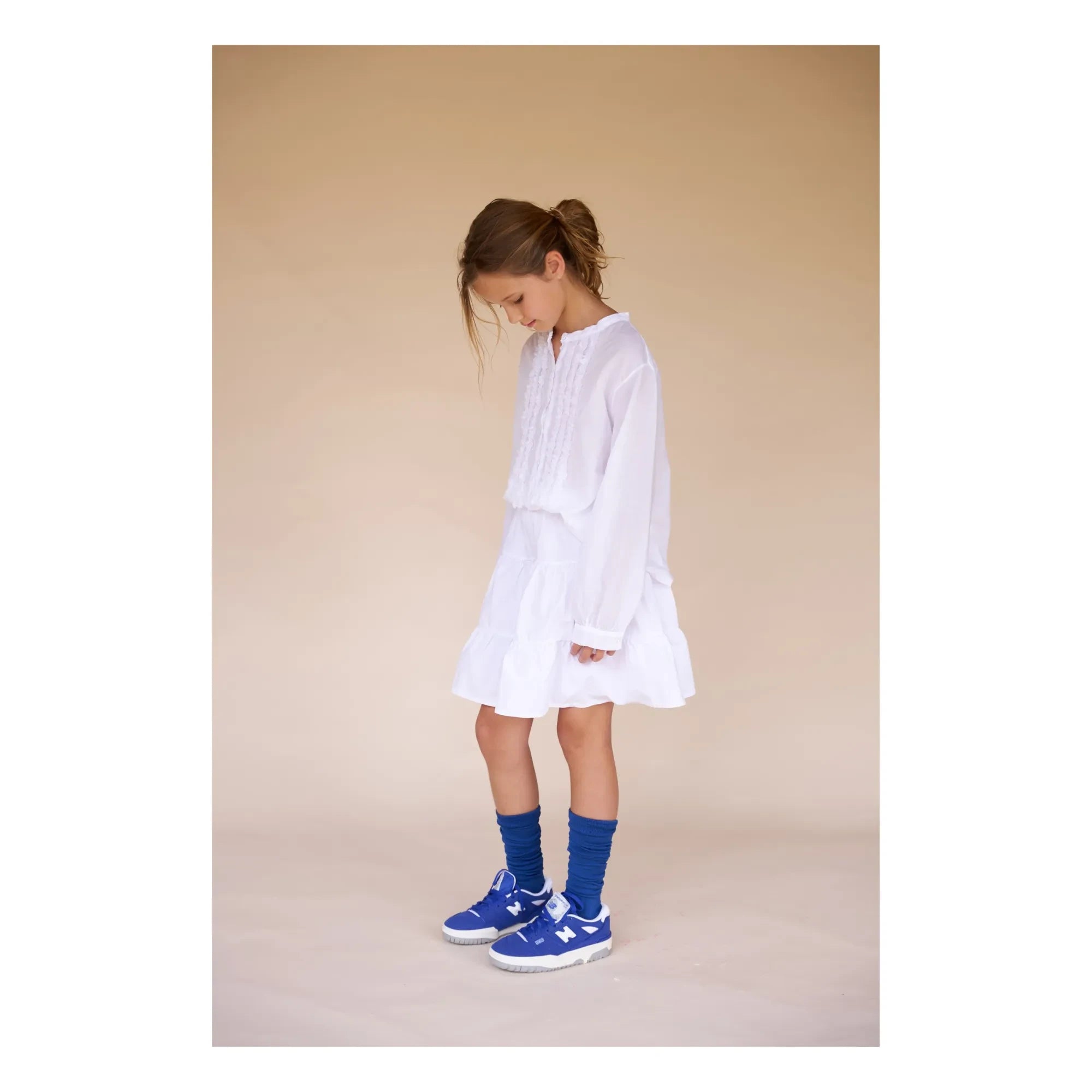 Longlivethequeen - Blusa fruncida | Blanco