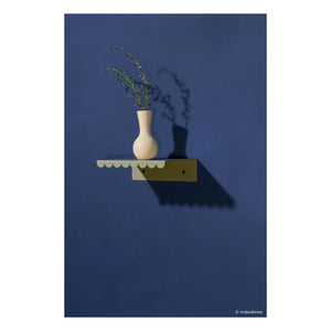 Nobodinoz - Estante de pared Vibes 20x16 cm | Salvia