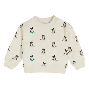 Emile et Ida - Sudadera de algodón orgánico Border Collie | Crema