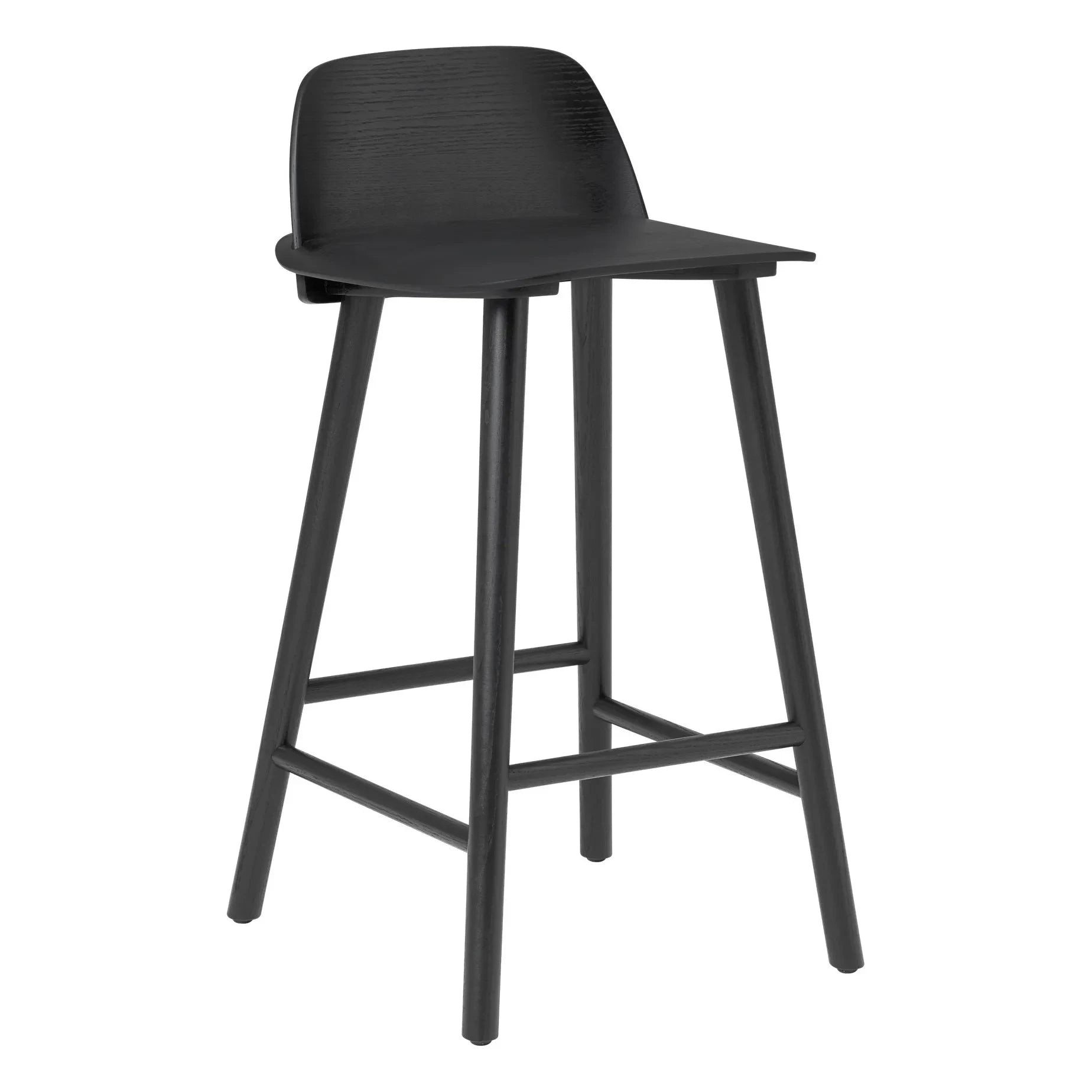 Muuto - Tabure alto Nerd 65 cm | Negro