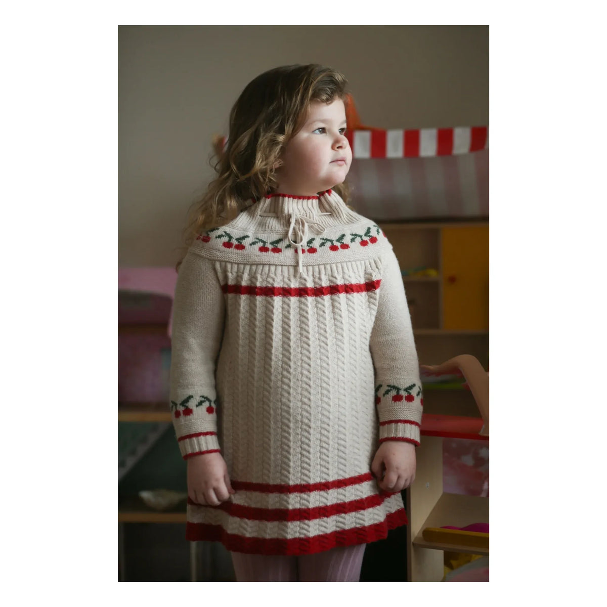 Kalinka - Loretta Vestido de lana merino | Beige