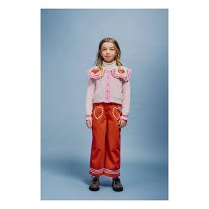 Bebe Organic - Maya Hearts Pantolon | Kırmızı