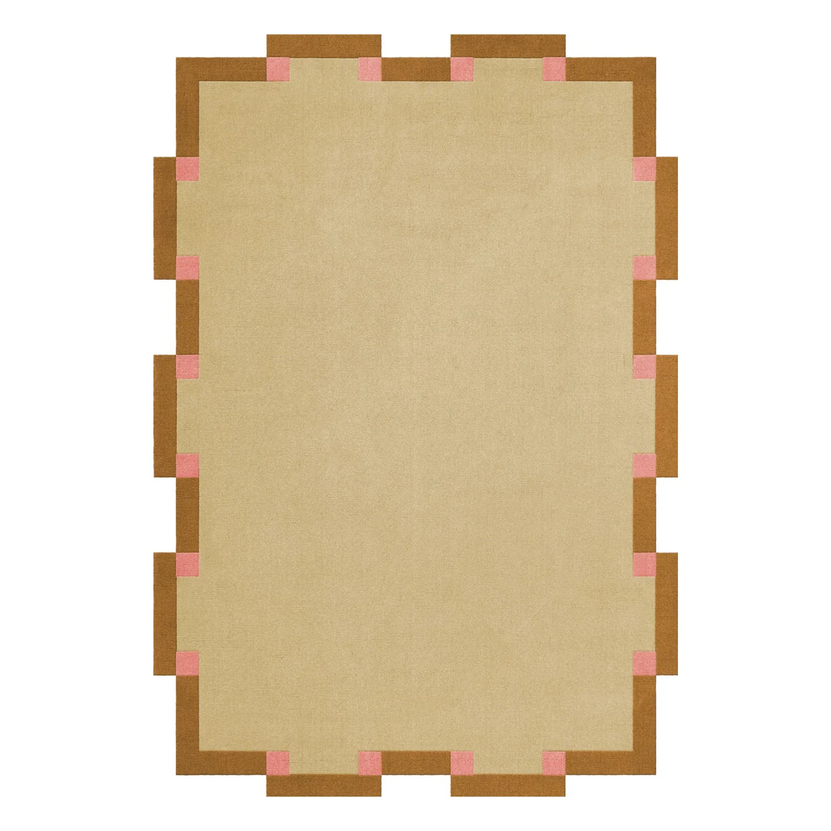 En capas - Alfombra de lana Fregio, Tekla Evelina Severin | Beige