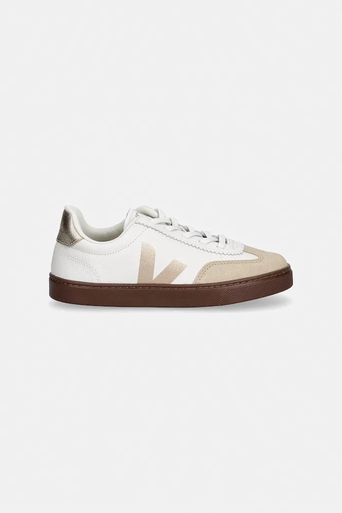 Zapatillas deportivas de cuero Veja Small Volley para niños