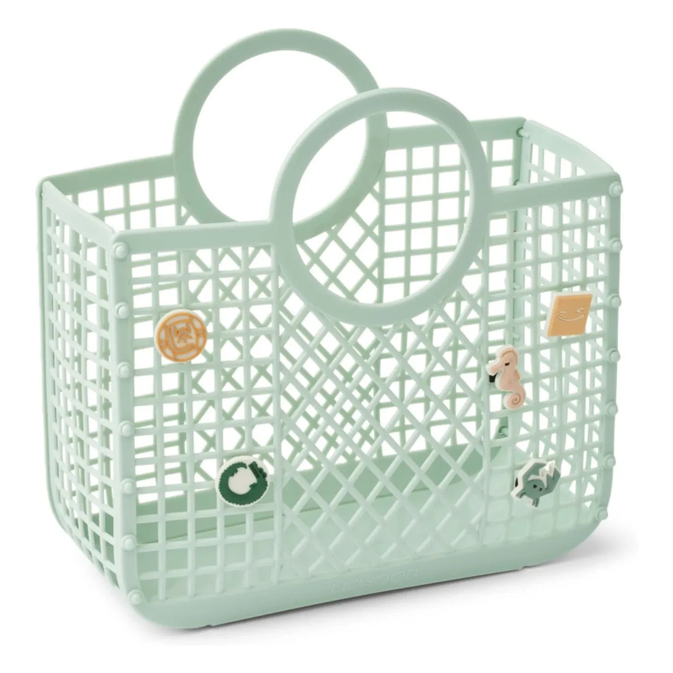 Liewood - Cesto Colgante de Fibra Reciclada Samantha | Verde Menta