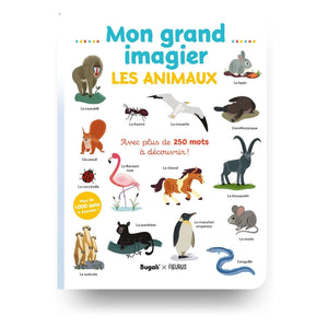 Bugali - Kitap Mon grand imagier - Animales (Bugali x Fleurus)