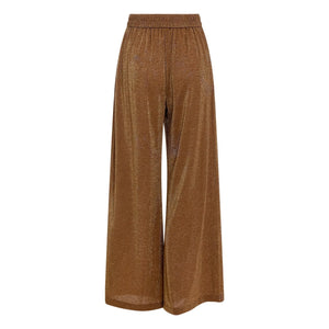 Momoni - Pantalón metálico Aspen | Tabaco