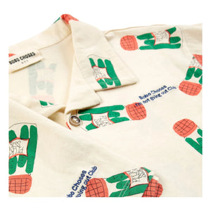Bobo Choses - Conjunto de camisa y pantalón corto de algodón orgánico Pickles | Crudo