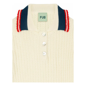 FUB - Polo Pointelle de punto de algodón orgánico | Crudo